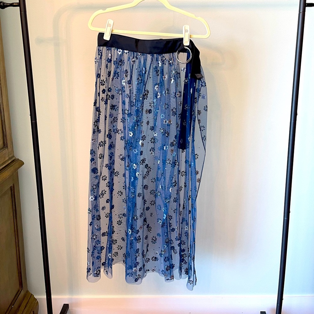 Rachel Comey Blue Tulle Skirt